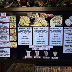 loco place - Updated menu November 2025