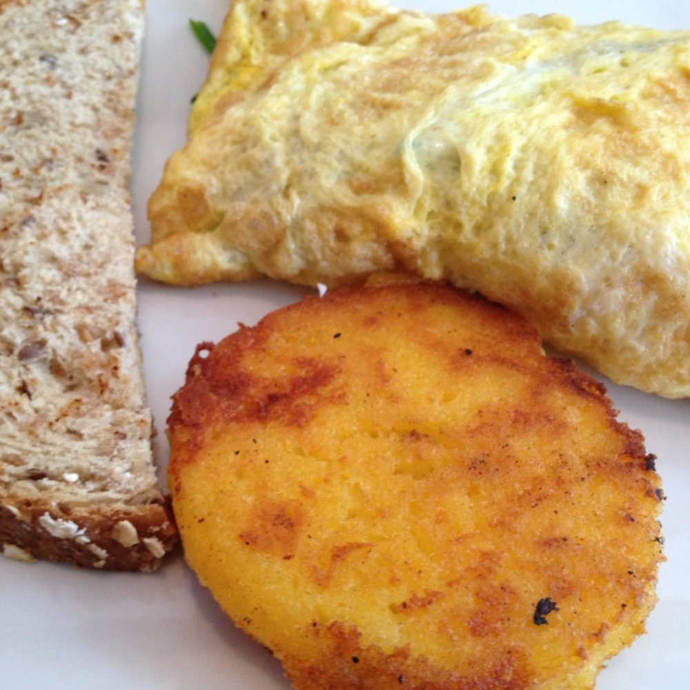 Manjares - Breakfast omelet with arepa and toast - Breakfast & Brunch Near Me - New Haven, Connecticut Manjares - Breakfast omelet with arepa and toast - Breakfast & Brunch Near Me - New Haven, Connecticut