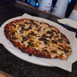 Bar 511 - Small Mushroom Pizza.  They Didn't Skimp And The Toppings Are Edge To Edge.