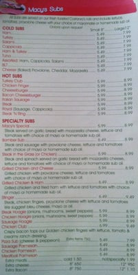 Menu photo 5 Macy's Place Buffalo, NY