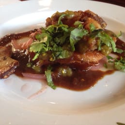 Pork belly appetizer.