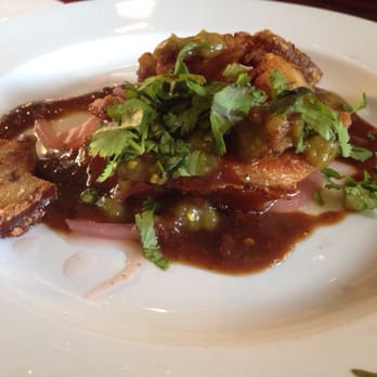 Hanks A Restaurant - Pork belly appetizer. - Canadian (New) Near Me - Victoria, British Columbia