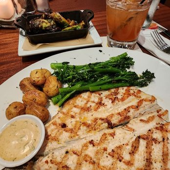 Seasons 52 - Rainbow trout - New American Near Me - Costa Mesa, California