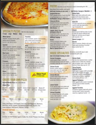 Menu photo 3 Milano Pizza Tallahassee, FL Menu photo 3 Milano Pizza Tallahassee, FL