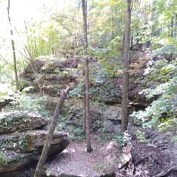 Hathaway Preserve at Ross Run - A nice shot of cliffs.