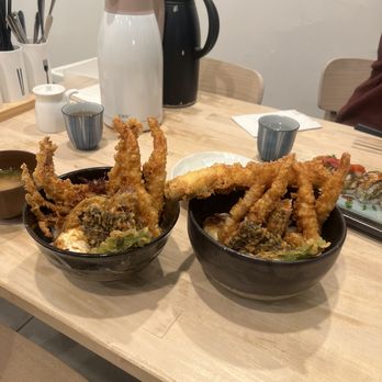 Ari Sushi - Softshell Crab Tendon and Anago Tendon - Sushi Bars Near Me - Dublin, California