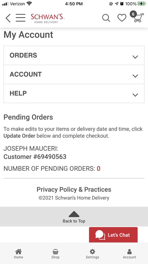 SCHWAN’S HOME SERVICE Updated August 2024 2437 N Walgreens St
