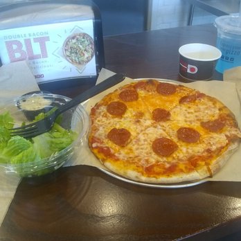 Your Pie Pizza - I got the create your own pizza combo with salad and a drink. - Pizza Near Me - Fayetteville, Georgia Your Pie Pizza - I got the create your own pizza combo with salad and a drink. - Pizza Near Me - Fayetteville, Georgia