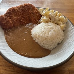 Regular size pork Katsu Curry.