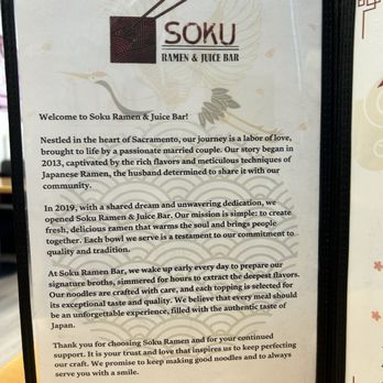 Soku Ramen Bar - 6/2025 menu - Sandwiches Near Me - Sacramento, California Soku Ramen Bar - 6/2025 menu - Sandwiches Near Me - Sacramento, California