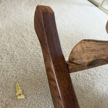 Custom Antiques Restoration - Fixed front leg - Furniture Repair Near Me - Santa Ana, California