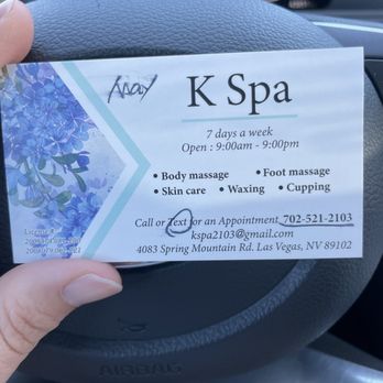 K Spa - Thank you, May! - Massage Near Me - Las Vegas, Nevada