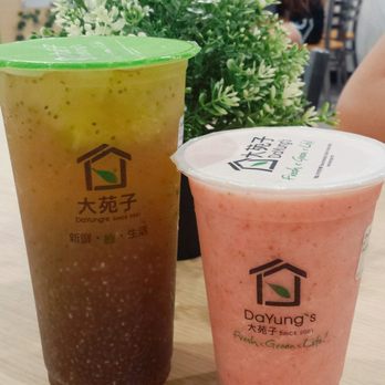 DaYung's Tea - Wintermelon Lemon Tea with Chia Seeds and Strawberry Fresh Milk. - Bubble Tea Near Me - Tempe, Arizona DaYung's Tea - Wintermelon Lemon Tea with Chia Seeds and Strawberry Fresh Milk. - Bubble Tea Near Me - Tempe, Arizona