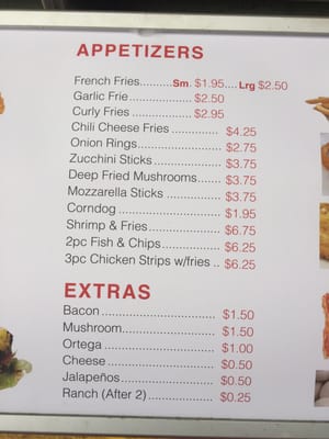 Menu photo 7 101 Drive-In Willits, CA