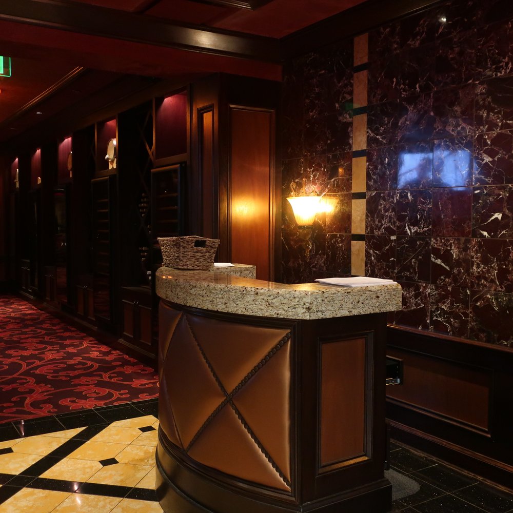 Jack Binion's Steak - Receptionist's stand. - Steakhouses Near Me - Hammond, Indiana Jack Binion's Steak - Receptionist's stand. - Steakhouses Near Me - Hammond, Indiana