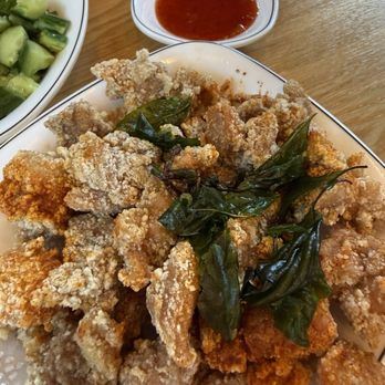 One More Bite Dumpling House - Spicy popcorn chicken - Shanghainese Near Me - San Marcos, California One More Bite Dumpling House - Spicy popcorn chicken - Shanghainese Near Me - San Marcos, California