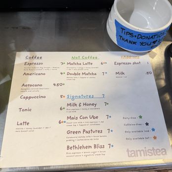 Tamistea - Menu 2026 - Bakeries Near Me - Torrance, California