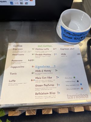 Menu photo 8 Tamistea Torrance, CA