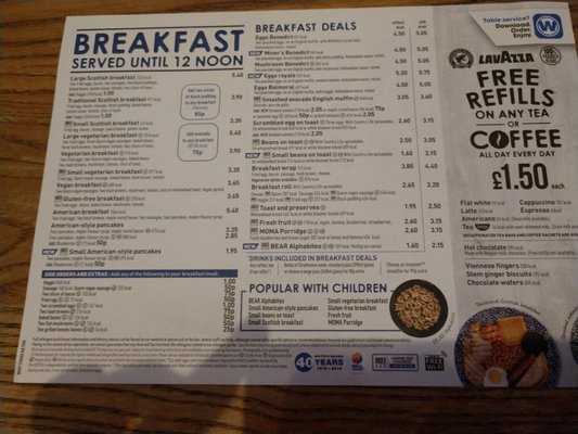 Menu photo 1 Hengler's Circus Glasgow, GLG Menu photo 1 Hengler's Circus Glasgow, GLG