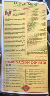 Menu photo 4 El Sol Pine Bluff, AR Menu photo 4 El Sol Pine Bluff, AR