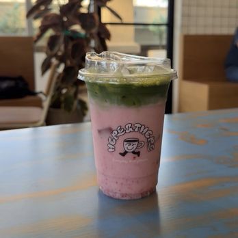 Here & There - Strawberry matcha - Coffee & Tea Near Me - La Mirada, California Here & There - Strawberry matcha - Coffee & Tea Near Me - La Mirada, California