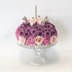 Eastlake Floral Design - Birthday Flower Cake - Eastlake Floral Design