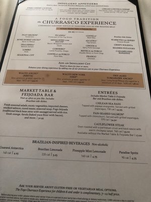 Menu photo 6 Fogo de Chão Naperville, IL