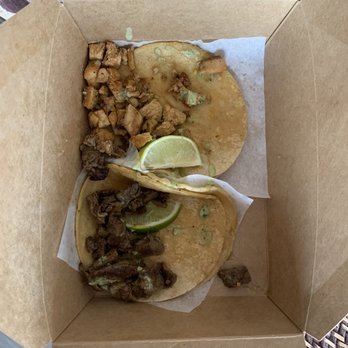 Rosa Mexican Kitchen - Chicken and steak taco with pico on the side (they forgot to put it on the side l) - Mexican Near Me - Littleton, Colorado Rosa Mexican Kitchen - Chicken and steak taco with pico on the side (they forgot to put it on the side l) - Mexican Near Me - Littleton, Colorado