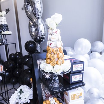 Rooftop Macarons - Basketball Theme Macarons tower - Macarons Near Me - Sacramento, California Rooftop Macarons - Basketball Theme Macarons tower - Macarons Near Me - Sacramento, California