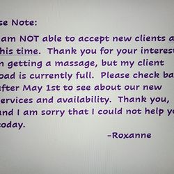 Roxanne's Therapeutic Massage