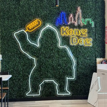 Kong Dog - Cool photo op space in the store! - Fast Food Near Me - Community, Virginia