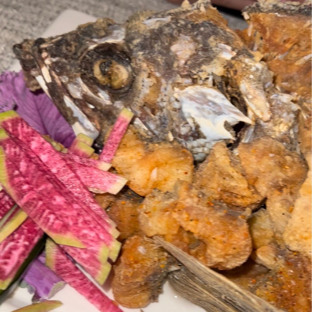 Metropole Bar & Kitchen - The first part of the snapper chicharon (it's huge) - American Near Me - Los Angeles, California Metropole Bar & Kitchen - The first part of the snapper chicharon (it's huge) - American Near Me - Los Angeles, California