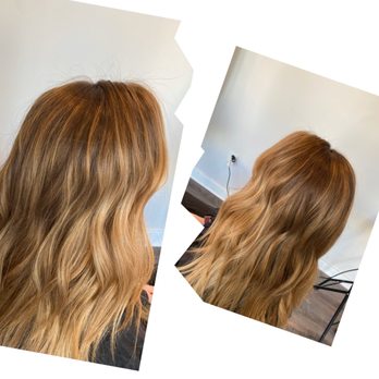 Color Bar Arlington - Warm blonde Balayage with Glaze - Hair Salons Near Me - Arlington, Virginia Color Bar Arlington - Warm blonde Balayage with Glaze - Hair Salons Near Me - Arlington, Virginia