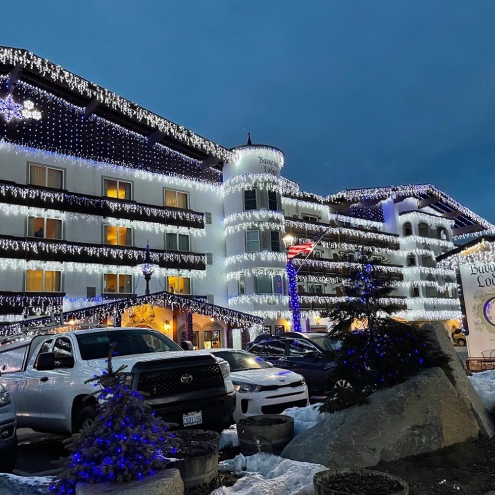 Bavarian Lodge - Festive lights were still up late February - Hotels Near Me - Leavenworth, Washington Bavarian Lodge - Festive lights were still up late February - Hotels Near Me - Leavenworth, Washington