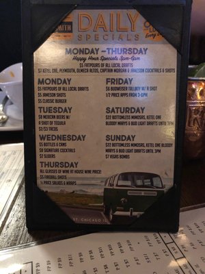 Menu photo 3 Hopsmith Tavern Chicago, IL