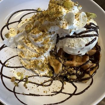 Twisted Vine - Waffle sundae was the best dessert ever!! - Wine Bars Near Me - Fullerton, California Twisted Vine - Waffle sundae was the best dessert ever!! - Wine Bars Near Me - Fullerton, California