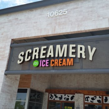 The Screamery - Sign from Outside. Over near the Tatum/Shea corner. - Ice Cream & Frozen Yogurt Near Me - Phoenix, Arizona The Screamery - Sign from Outside. Over near the Tatum/Shea corner. - Ice Cream & Frozen Yogurt Near Me - Phoenix, Arizona
