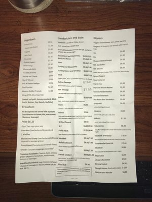 Menu photo 2 The Pit Stop Tidioute, PA Menu photo 2 The Pit Stop Tidioute, PA