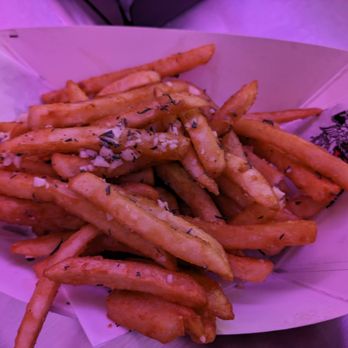 Sphere - Garlic fries at the sphere, pretty good, $13.91 total. Thanksgiving eve 2023-11-22 - Stadiums & Arenas Near Me - Las Vegas, Nevada