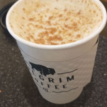 Pilgrim Coffee Company - Absolutely a must purchase. Only a limited time to enjoy this Gingerbread latte. Yum! - Coffee & Tea Near Me - Overland Park, Kansas