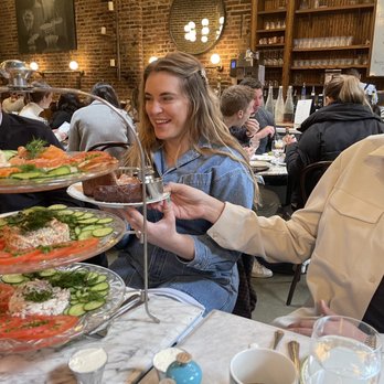 Sadelle's - The tower ....House Salmon Smoked Scottish Sturgeon Sable Salmon Salad - Bakeries Near Me - New York, New York Sadelle's - The tower ....House Salmon Smoked Scottish Sturgeon Sable Salmon Salad - Bakeries Near Me - New York, New York