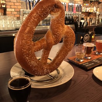 The Explorium Brewpub Greendale - Big-ass Milwaukee Pretzel Co. pretzel; for when drinking carbs isn't enough. - Pizza Near Me - Greendale, Wisconsin The Explorium Brewpub Greendale - Big-ass Milwaukee Pretzel Co. pretzel; for when drinking carbs isn't enough. - Pizza Near Me - Greendale, Wisconsin