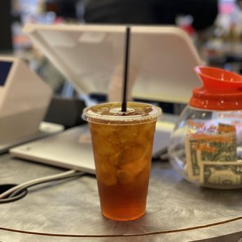 The Spin Coffee and Vinyl - Iced tea - Coffee & Tea Near Me - Dallas, Texas