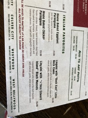 Menu photo 8 Rocco's Tavern Culver City, CA Menu photo 8 Rocco's Tavern Culver City, CA