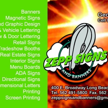 Zepp Signs & Banners - Printing Services Near Me - Long Beach, California Zepp Signs & Banners - Printing Services Near Me - Long Beach, California