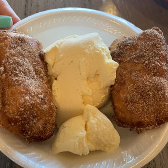 Marianas Grinds - Malasada bowl it's like a doughnut filled with cinnamon and ice cream on the middle. - Hawaiian Near Me - Jacksonville, Florida Marianas Grinds - Malasada bowl it's like a doughnut filled with cinnamon and ice cream on the middle. - Hawaiian Near Me - Jacksonville, Florida
