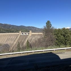 Shasta Dam Visitor Center - View of the dam from the Visitor Center