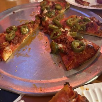 Shakey's Pizza Parlor - Chorizo pepperoni jalapeno pizza - Pizza Near Me - Palm Springs, California