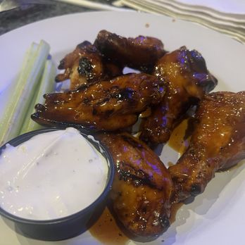 Nowhere Food & Drink - Honey Habanero BBQ grilled wings - Chicken Wings Near Me - Arnold, Missouri
