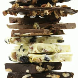 The Velvet Chocolatier - Chocolate bark in 4 delicious varieties.